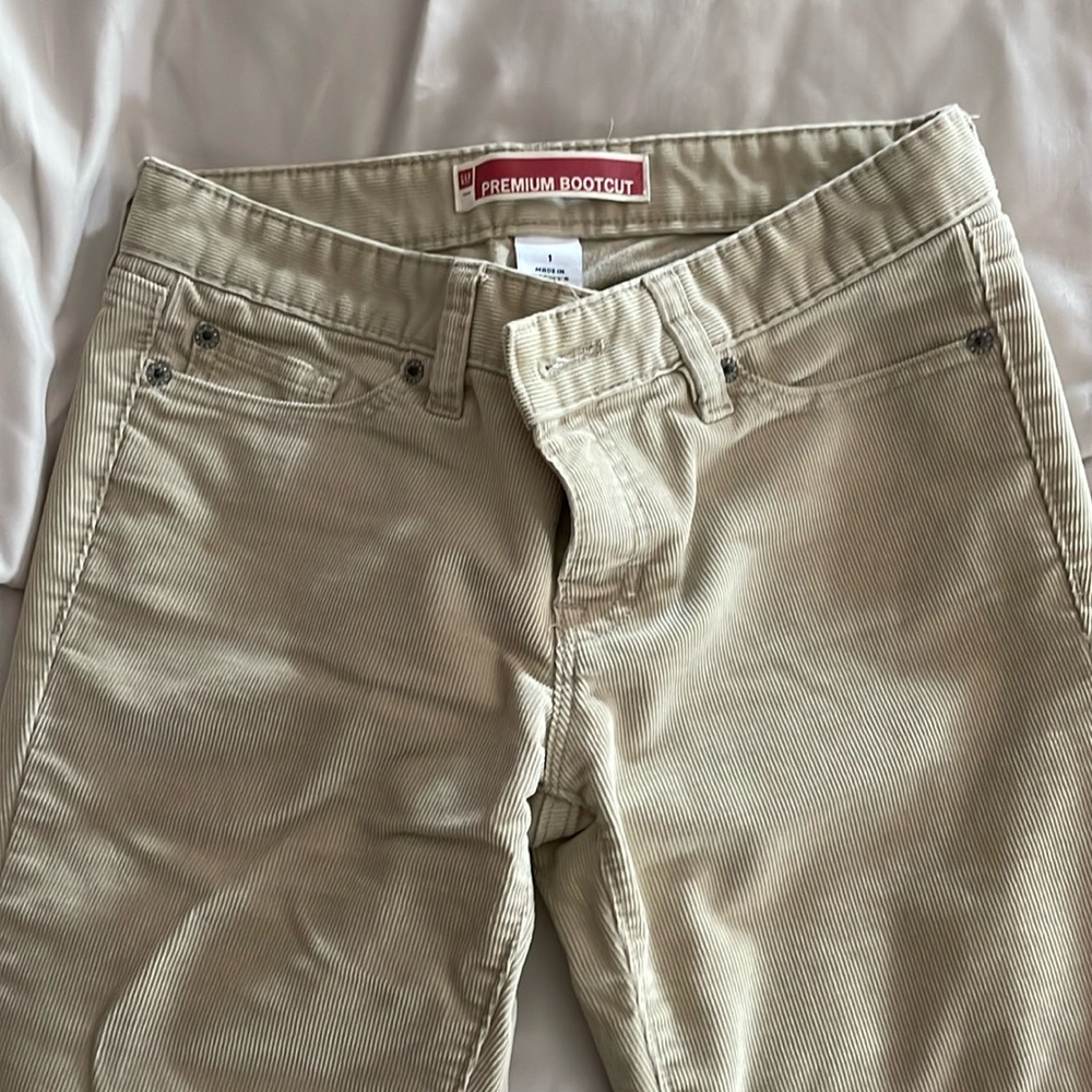 Corduroy boot cut size 1 by Gap. EUC